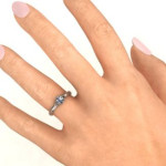 Yaffie ™ Customised 6 Prong Solitaire Ring with Personalization