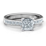 Yaffie™ Custom Personalised Princess Cut Janelle Ring