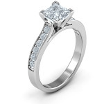 Yaffie™ Custom Personalised Princess Cut Janelle Ring