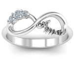 Yaffie ™ Custom-Made Personalised Amor Infinity Ring