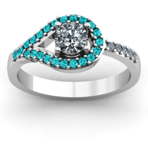 Yaffie ™ Custom-made Asymmetrical Wrap Knot Ring - Personalised