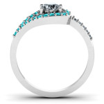 Yaffie ™ Custom-made Asymmetrical Wrap Knot Ring - Personalised