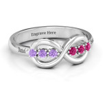 Yaffie ™ Custom Auroral Infinity Ring - Personalised for You
