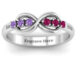 Yaffie ™ Custom Auroral Infinity Ring - Personalised for You