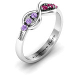 Yaffie ™ Custom Auroral Infinity Ring - Personalised for You