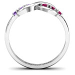Yaffie ™ Custom Auroral Infinity Ring - Personalised for You