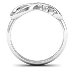 Yaffie ™ Custom Personalised 21st Infinity Ring for Celebrations