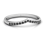 Yaffie ™ Custom-Made Crown Shaped Accent Ring - Personalised