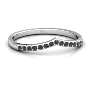Yaffie ™ Custom-Made Crown Shaped Accent Ring - Personalised