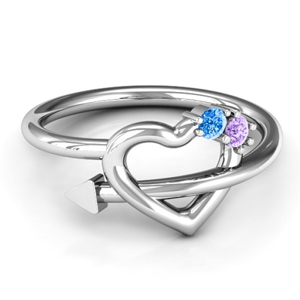 Yaffie ™ Custom-Made Personalised Cupid Hold Love Ring