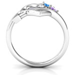 Yaffie ™ Custom-Made Personalised Cupid Hold Love Ring