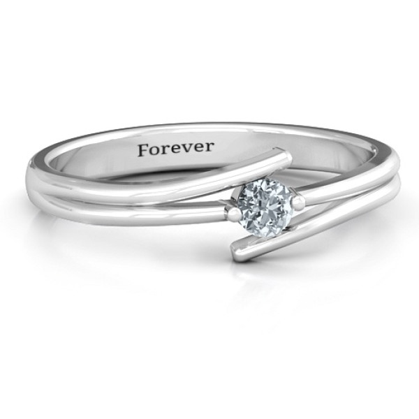 Yaffie ™ Custom-Made Double Line Bypass Ring with Personalisation