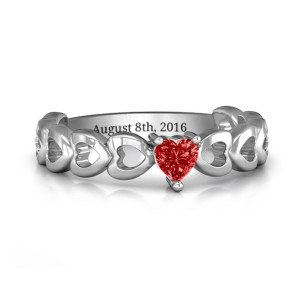 Yaffie ™ Custom-Made Personalised Enchanting Love Promise Ring