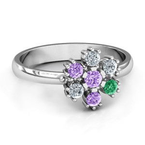 Yaffie ™ Custom Personalised Flower Power Ring