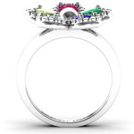 Yaffie ™ Custom-made Personalised Flower Ring