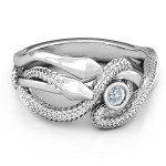 Yaffie ™ Custom Personalised Guardian Snake Ring for You