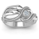 Yaffie ™ Custom Personalised Guardian Snake Ring for You