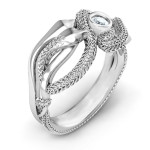 Yaffie ™ Custom Personalised Guardian Snake Ring for You