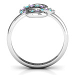 Yaffie ™ Custom Made Infinite Love Rings with Stones - Personalised for You