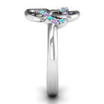 Yaffie ™ Custom Made Infinite Love Rings with Stones - Personalised for You