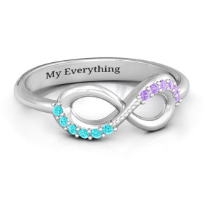 Yaffie™ Customised Infinity Accent Ring - Personalised to Perfection