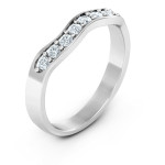 Yaffie ™ Custom-Made Personalised Jasmine Band Ring for Your Unique Style