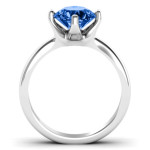 Yaffie Custom-Made Personalised Large Solitaire Ring with Stone
