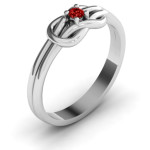 Yaffie ™ Custom Unique Love Knot Rings for Couples