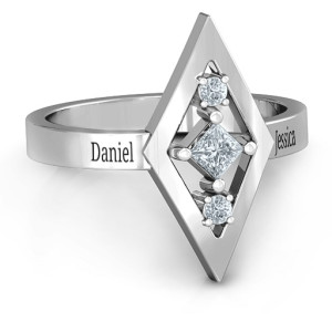 Yaffie ™ Custom Playing with Diamonds Ring for Personalised Style