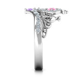 Yaffie ™ Custom-Made Personalised Tiara Ring - Queen of My Heart