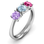 Yaffie ™ Custom Personalised Radiant Trinity Ring for You
