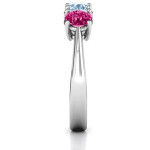 Yaffie ™ Custom Personalised Radiant Trinity Ring for You