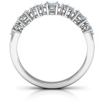 Yaffie ™ Custom Heart-Shaped Band Ring with Personalization