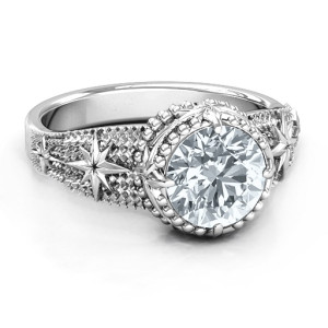 Yaffie ™ Custom-Made Personalised Showstopper Star Ring