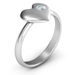 Yaffie ™ Customised Heart Ring for Your Soulmate - Personalised Just for You
