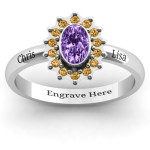 Yaffie ™ Custom-Made Personalised Starburst Ring