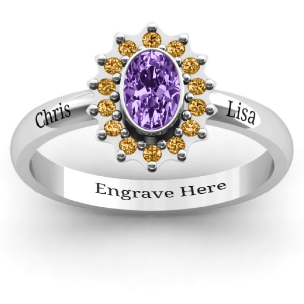 Yaffie ™ Custom-Made Personalised Starburst Ring