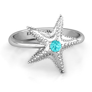 Yaffie ™ Custom Personalised Starfish Ring to Perfection
