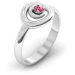 Yaffie ™ Customised Swirling Desire Ring for Personalization