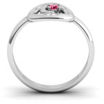Yaffie ™ Customised Swirling Desire Ring for Personalization
