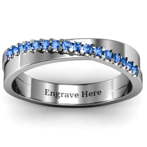 Yaffie ™ Custom Made Personalised Accent Crossover Ring