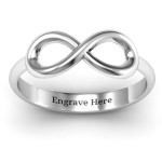 Yaffie™ Custom-Made Personalised Classic Infinity Ring