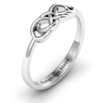 Yaffie ™ Custom-Made Personalised Infinity Knot Ring