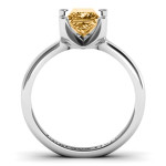 Yaffie ™ Custom Made Personalised Princess Solitaire Ring - Large Size