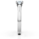 Yaffie ™ Custom-Made Personalised Solitaire Ring with a Simple Design