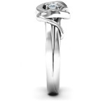 Yaffie ™ Customised Snake Lover Knot Ring for Personalization