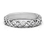Yaffie ™ Custom-Made Personalised Woven in Love Ring
