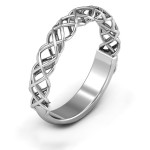 Yaffie ™ Custom-Made Personalised Woven in Love Ring