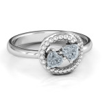 Yaffie ™ Custom-Made Personalised Timeless Love Ring