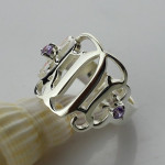 Yaffie ™ Custom Personalised Birthstone Monogram Rings for Women